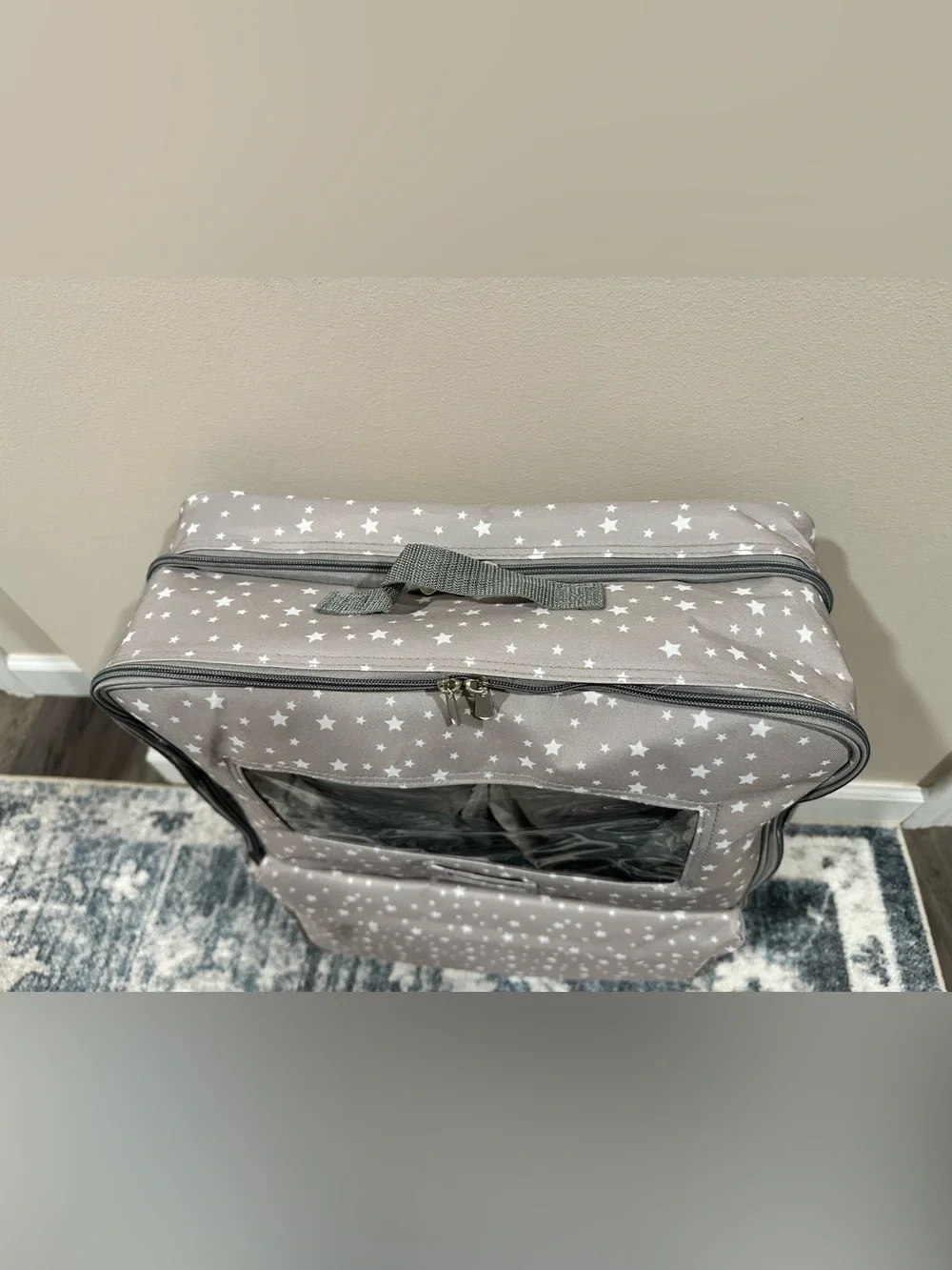 Double Doll Carrier Backpack Gray Star for 18